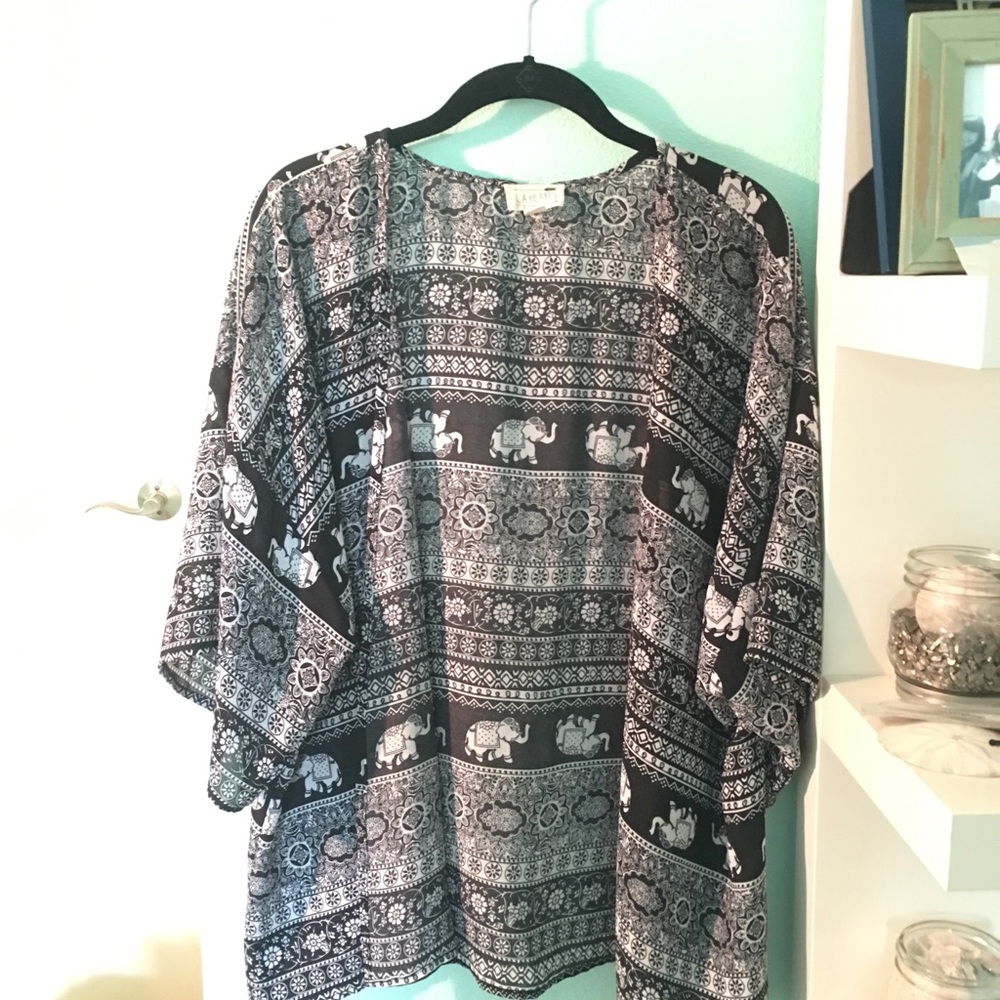 Elephant kimono